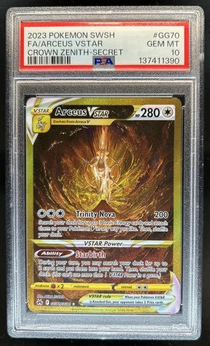 2023 Pokemon SWSH Crown Zenith Arceus VSTAR Galarian Gallery #GG70/GG70 PSA 10