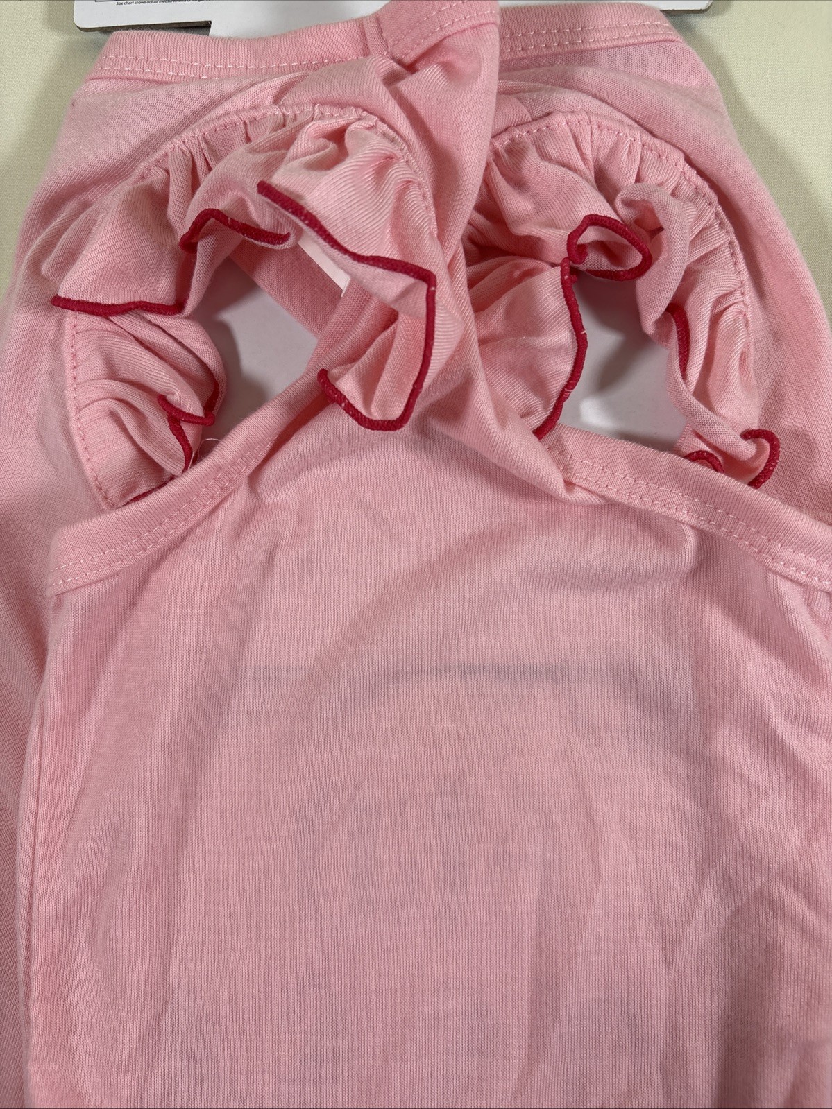 New! VibrantLife Pet Apparel Pink Sweet & Sassy Shirt W/ Ruffles Dog 20-50 lb M