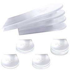Soul Insole Heel Lift Inserts for Women and Men - 4 pcs Stackable Adhesive Ge...