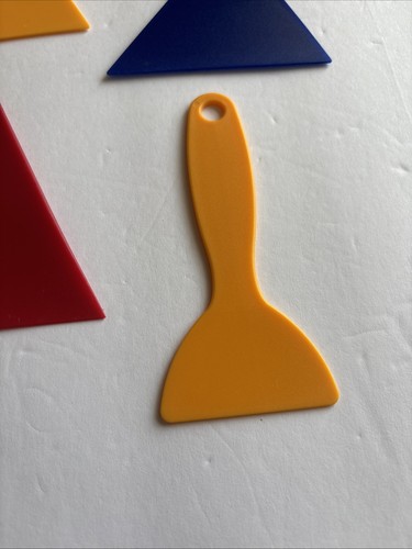 4Pcs Triangle Tip Car Scraper Window Film Squeegee Vinyl Sticker Wrapping Tool - Picture 5 of 13