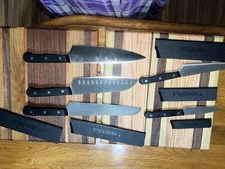 Henckels knives  New 8”Chef Knife 8”Bread 7”Santoku  5.5Prep  4”Paring