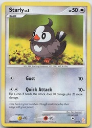 Starly 7/11 DP Trainer Kit: Manaphy & Lucario Common