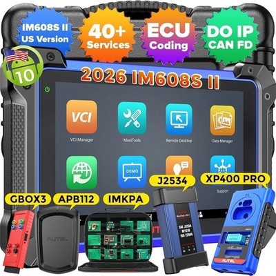 2026 Autel MaxiIM IM608 PRO II IM608S II Key Programming Diagnostic Scanner Tool