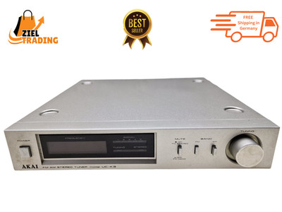 Akai UC-K3 FM AM Stereo Tuner Vintage HiFi Radio Silber Made in Japan EU