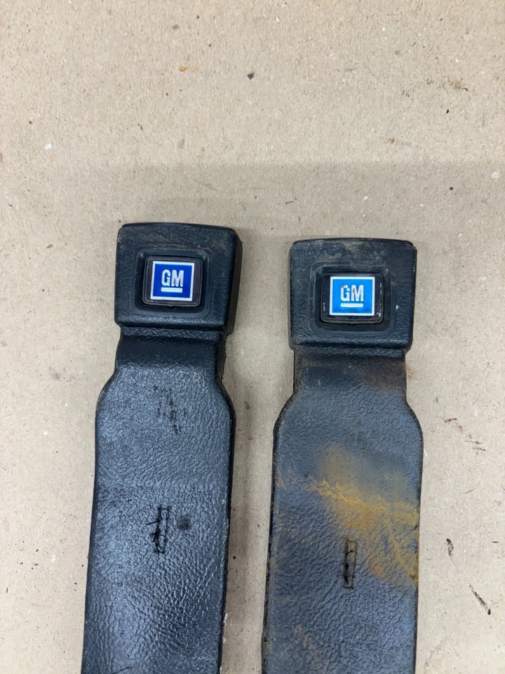 1970 1981 CAMARO FIREBIRD CINTURÓN DE SEGURIDAD NEGRO JUEGO TODOS LOS RETRACTORES HEBILLAS O Foto 3 de 4