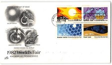 US #2009a FDC, 1982, Art Craft, block of 4