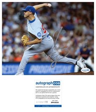 JAMESON TAILLON SIGNED CHICAGO CUBS BASEBALL PITCHER 8x10 PHOTO - ACOA COA
