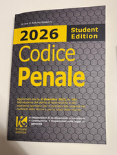 Codice penale 2026 non commentato carattere grande alta leggibilità