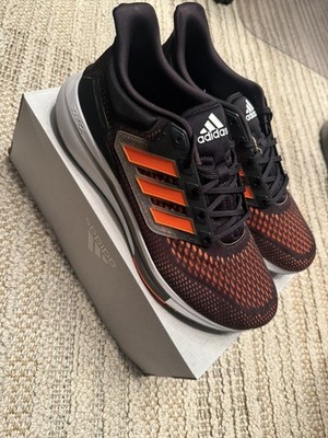Size 10.5 - Adidas EQ21 Run Black Solar Orange