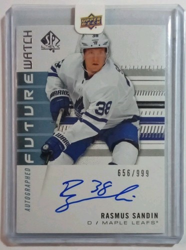 Rasmus Sandin [Autograph] #200 2019 SP Authentic card