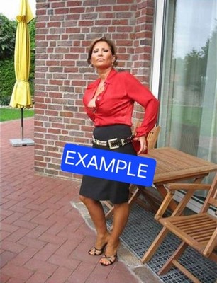 Reife vollbusige Oma Frauen Mädchen Frau hübsche Models Strümpfe Dessous 8 x 6 Foto