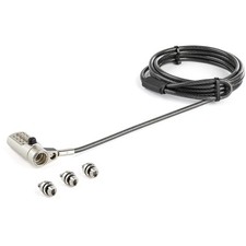 StarTech 6.5' 2m 3-in-1 Universal Laptop Cable Lock - 4-Digit Combination Lapt