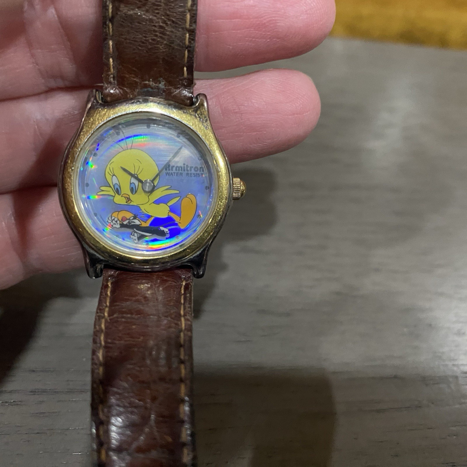 Vintage Bird Armitron Looney Tweety Tunes Watch Second Sylvester Hand Animated &amp; - vintagewatches.pk