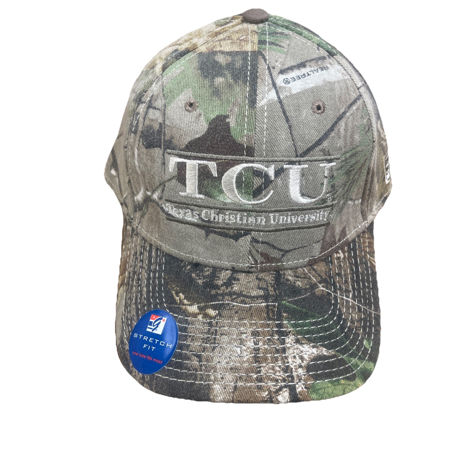 The Game Headwear Texas Christian University Camo Stretch Fit Hat
