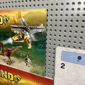 LEGO Dino Defense 5887 Instruction Manuals Booklets (Numbers 1 2 3) ONLY