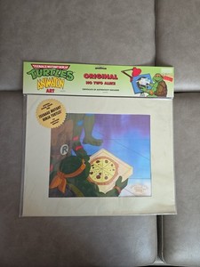 1985 Animation Art cel cartoon Teenage Mutant Ninja Turtles TMNT TV PIZZA