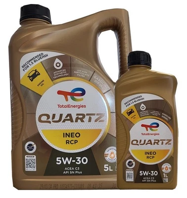 Huile Moteur Total Quartz INEO RCP 5W30 ACEA C3 1 L Stellantis FIAT PSA - Photo 1/4