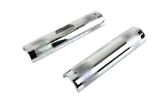 1-1/4 inch Handlebar Riser Adapter Sleeve Spacer Set Chrome fits Harley Davidson