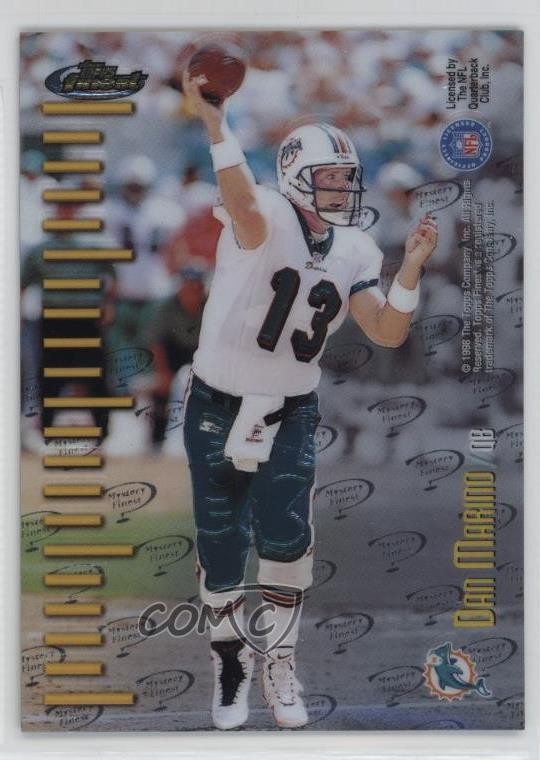 1998 Topps Finest Mystery 2 Refractor Dan Marino Ryan Leaf #M5 Rookie RC HOF 3p9