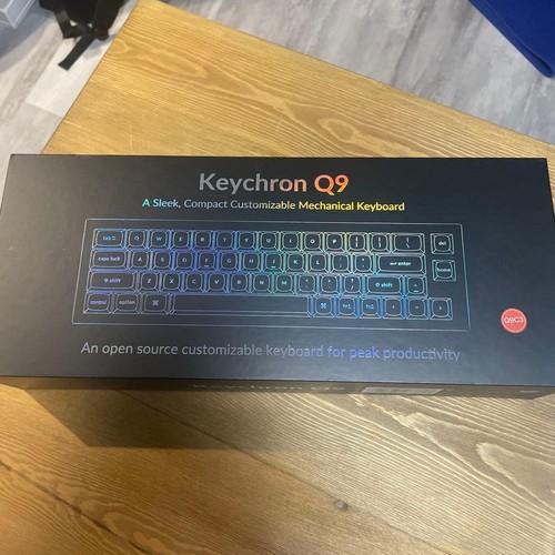 Keychron Q9 Mechanical Keyboard US Layout Open Source Customizable Unused