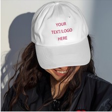 Custom baseball caps, customize with your image, customize with your text