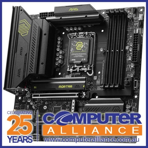 MSI S1851 MicroATX MAG B860M MORTAR WIFI DDR5 Motherboard