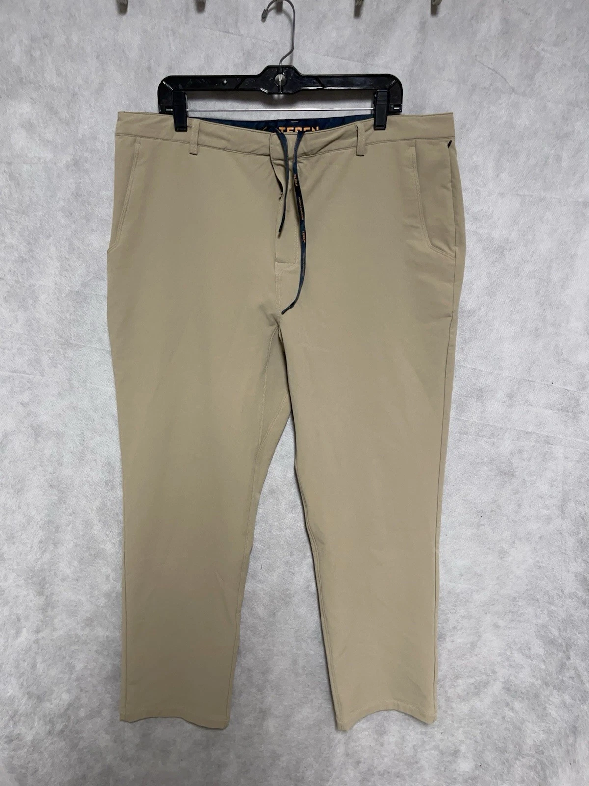 Teren Designs Pants Men 38X30 Beige Chino Outdoor Performance Tech Magnet Hiking