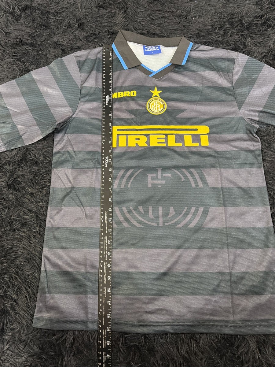 Inter Milán 1997/1998 Fan Version Jersey Ronaldo Nazario Soccer