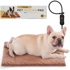 Pet Heating Pad for Cats and Dogs, Heated Cat Bed  Dog Heating Pad with 5 Te...