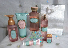 Bath  Body Works Sweetest Song 6 pc Set Silver gift bag