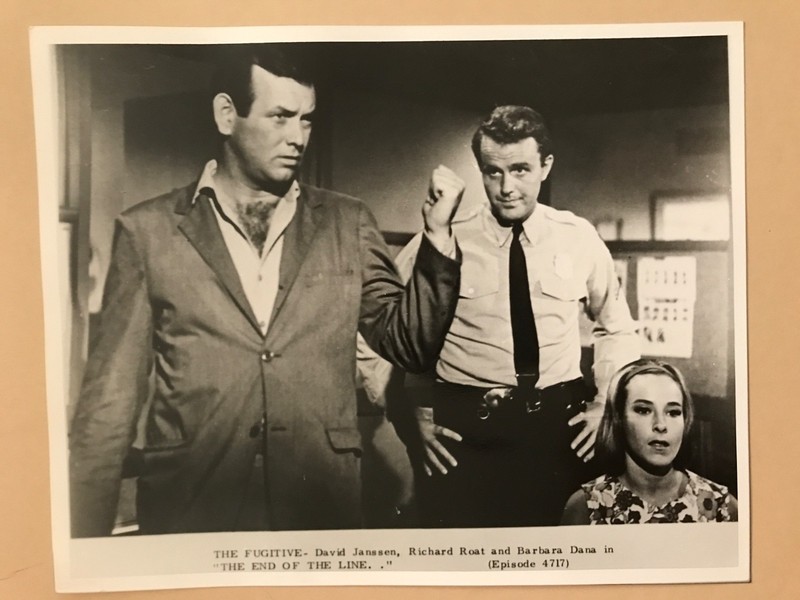 "THE FUGITIVE" TV SERIES WITH DAVID JANSSEN PUBLICITY PHOTO Episode 4717