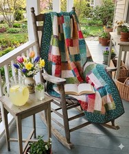 Gentler Times Throw Quilt. 54 X 46 Petite Flowers And Vintage Vibes