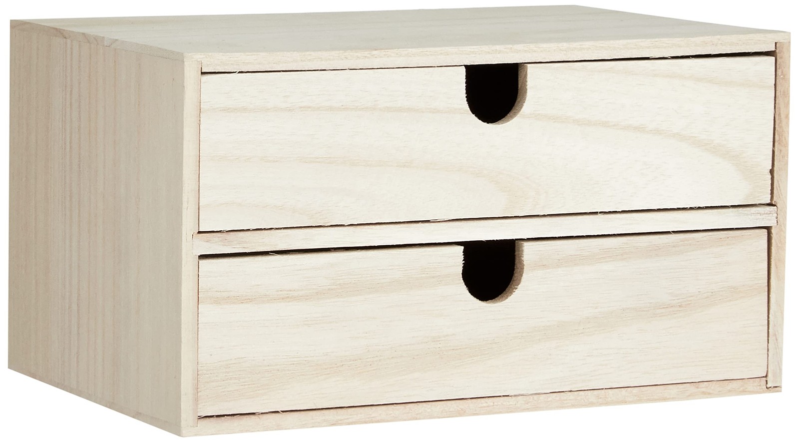 Artemio Blocco in Legno 2 cassetti 24 x 16 x 13,3 cm
