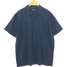 Used CASUAL CLUB short-sleeved open-collar viscose box shirt men's size XL