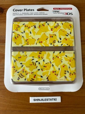 [3DS] Cover Plate N° 026 - Pikachu Yellow Pattern Pokémon pour New 3DS - Photo 1/2