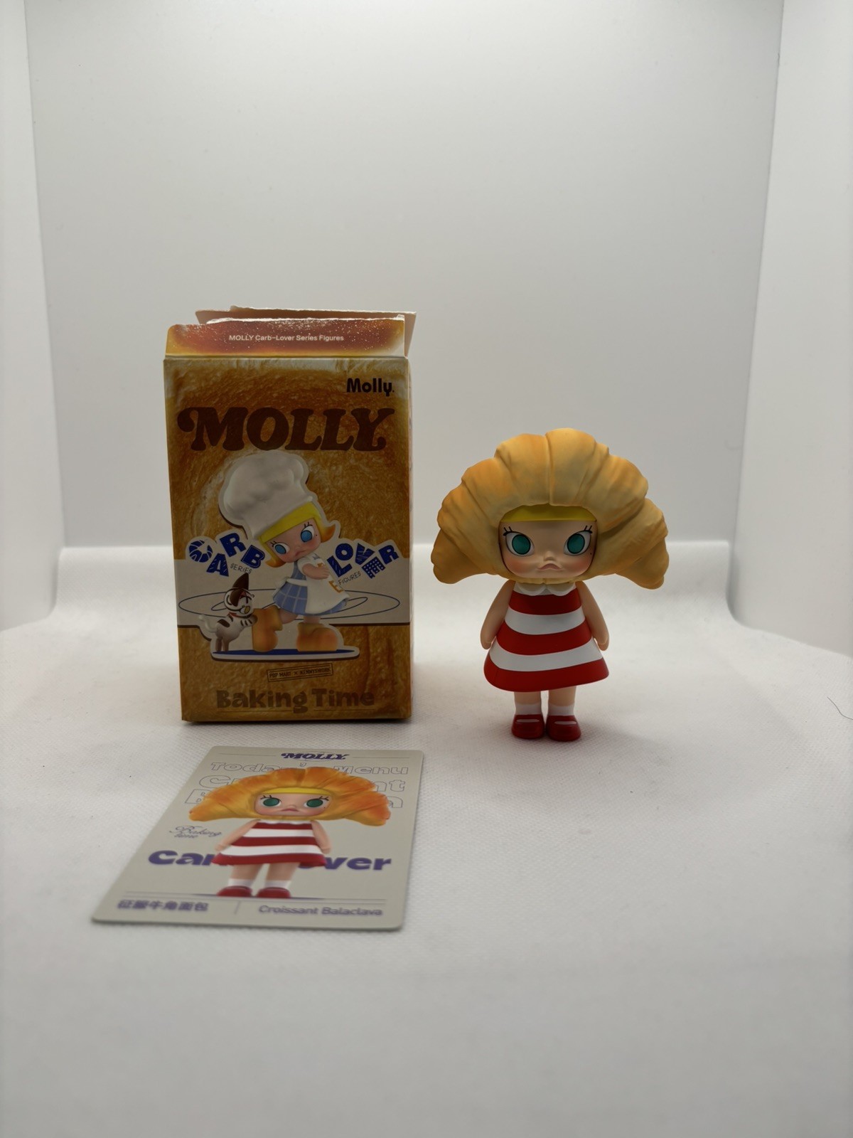 Pop Mart Molly Carb-Lover Series Figures Croissant Baclava