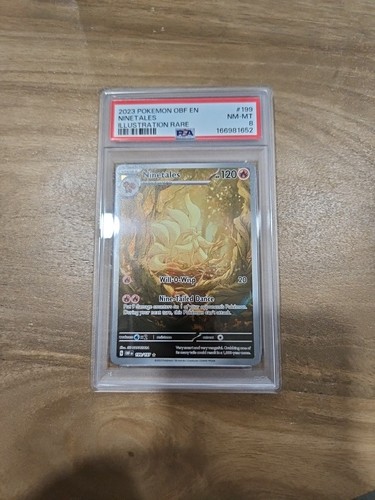 Ninetales graded PSA 8 for sale on eBay