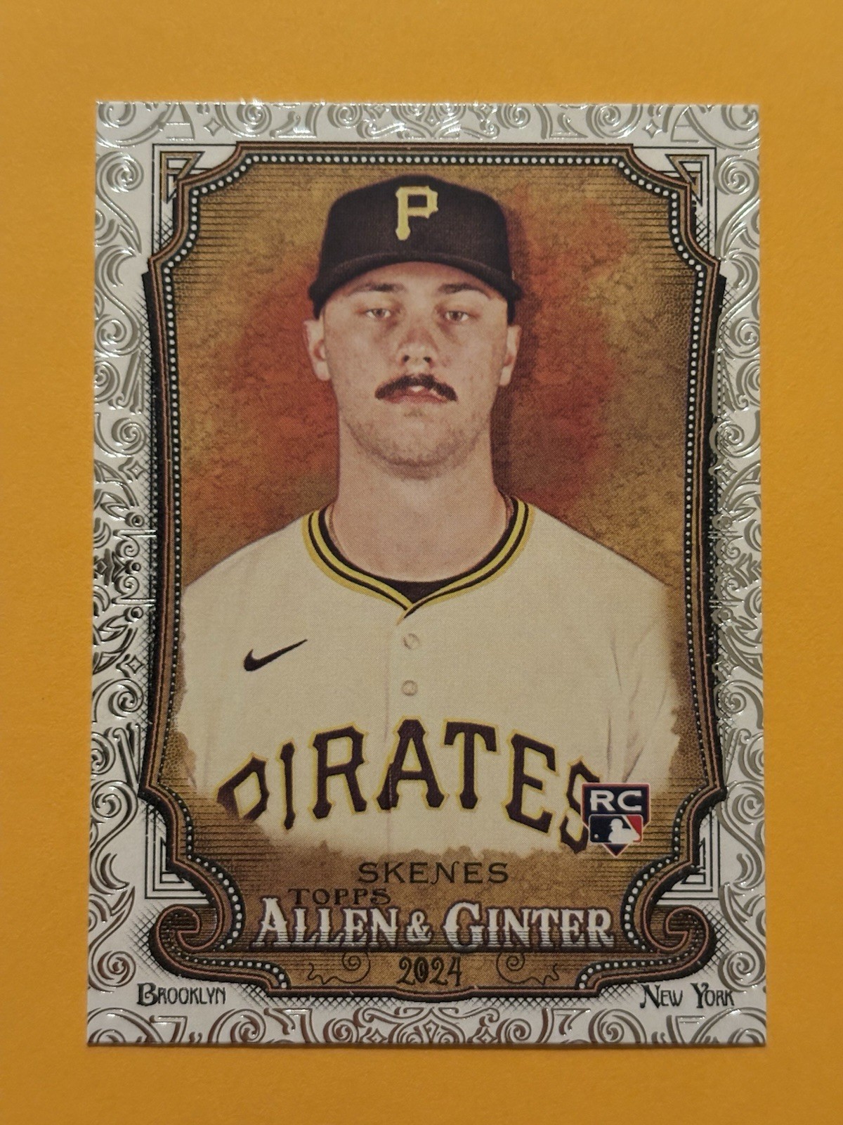 PAUL SKENES (FILIGREE FOIL SSP) ROOKIE 2024 Topps Allen & Ginter #282 Filagree