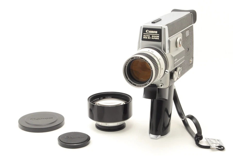 All Works【NEAR MINT】Canon Auto Zoom 518 SV Super8 8mm Movie Camera From Japan - Image 3 of 4