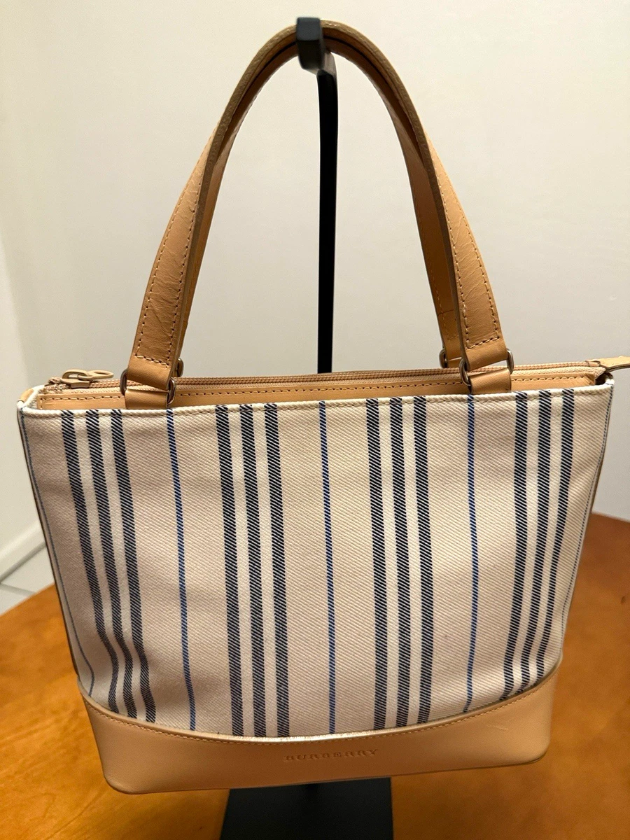 BURBERRY ストライプ キャンバス バケットバッグ Burberry Striped Bags & Handbags for Women for sale | eBay