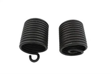Black Auxiliary Seat Spring Set fits Harley Davidson
