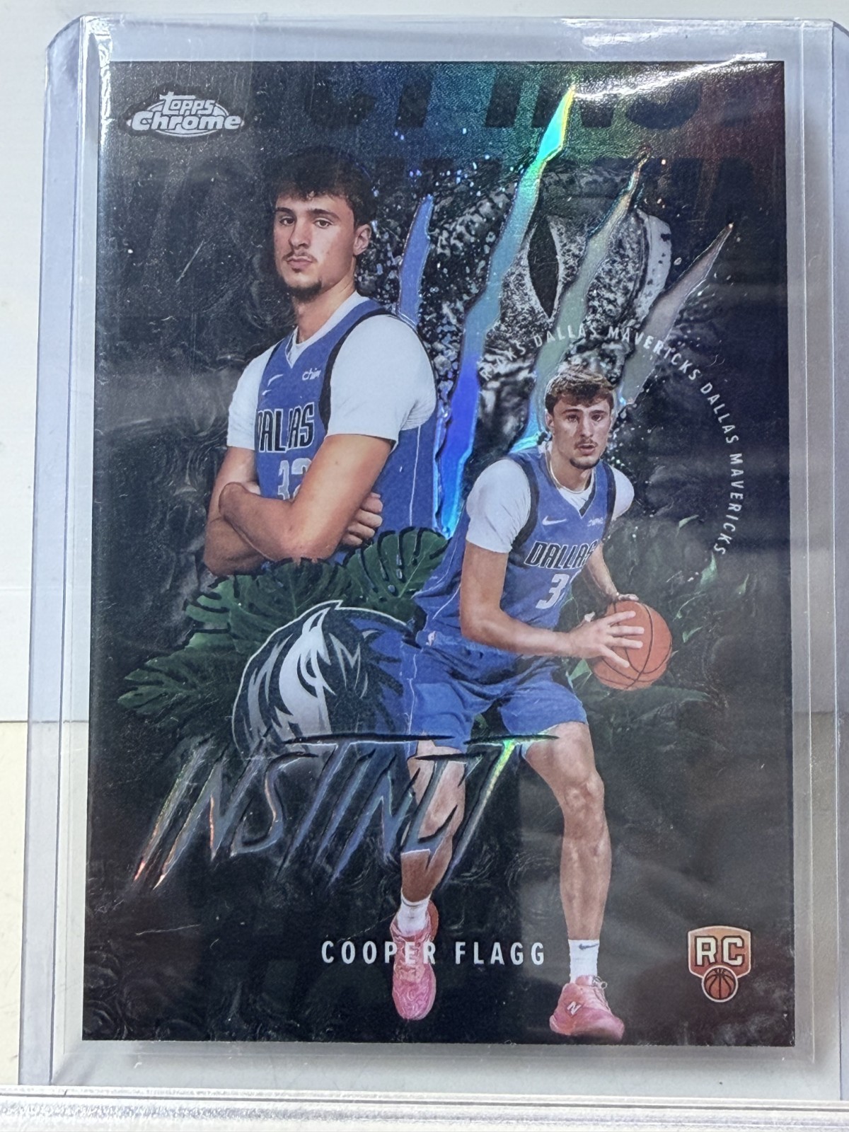 Cooper Flagg 2025-26 Topps Chrome Instinct Refractor RC SP #INS-11 Mavs