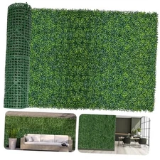 Artificial Boxwood Roll,120x40 in (34 sqft) UV-Anti Faux Ivy Boxwood 120X40 IN