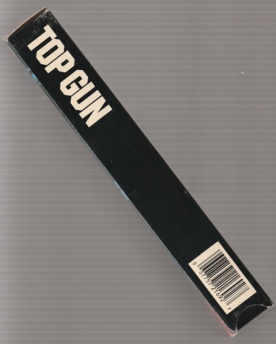 Top Gun l movie VHS Tom Cruise Rare Vintage Video Tape 1987 preowned - Foto 4 di 6