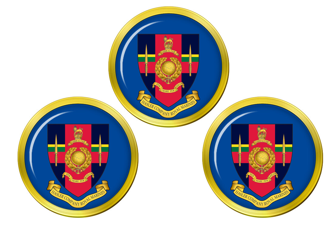 Hasler Company Royal Marines Golf Ball Markers
