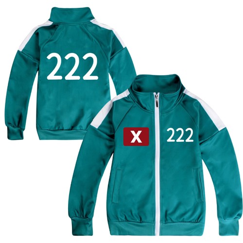 Kids Squid 2 Cosplay Survival Game Costume Sweatshirt Jacket Pants T-Shirt 4-13Y - Picture 21 of 50