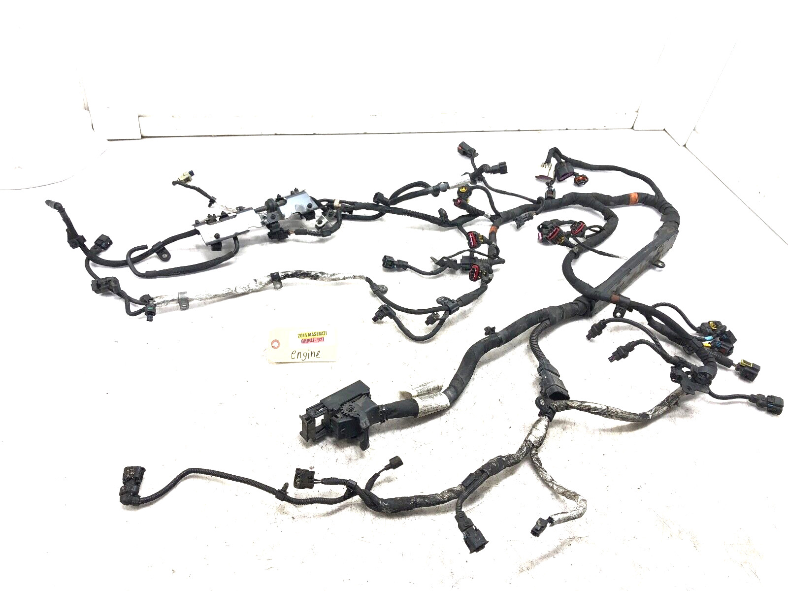 2014-2019 MASERATI GHIBLI 3.0L V6 RWD ENGINE WIRING HARNESS OEM.