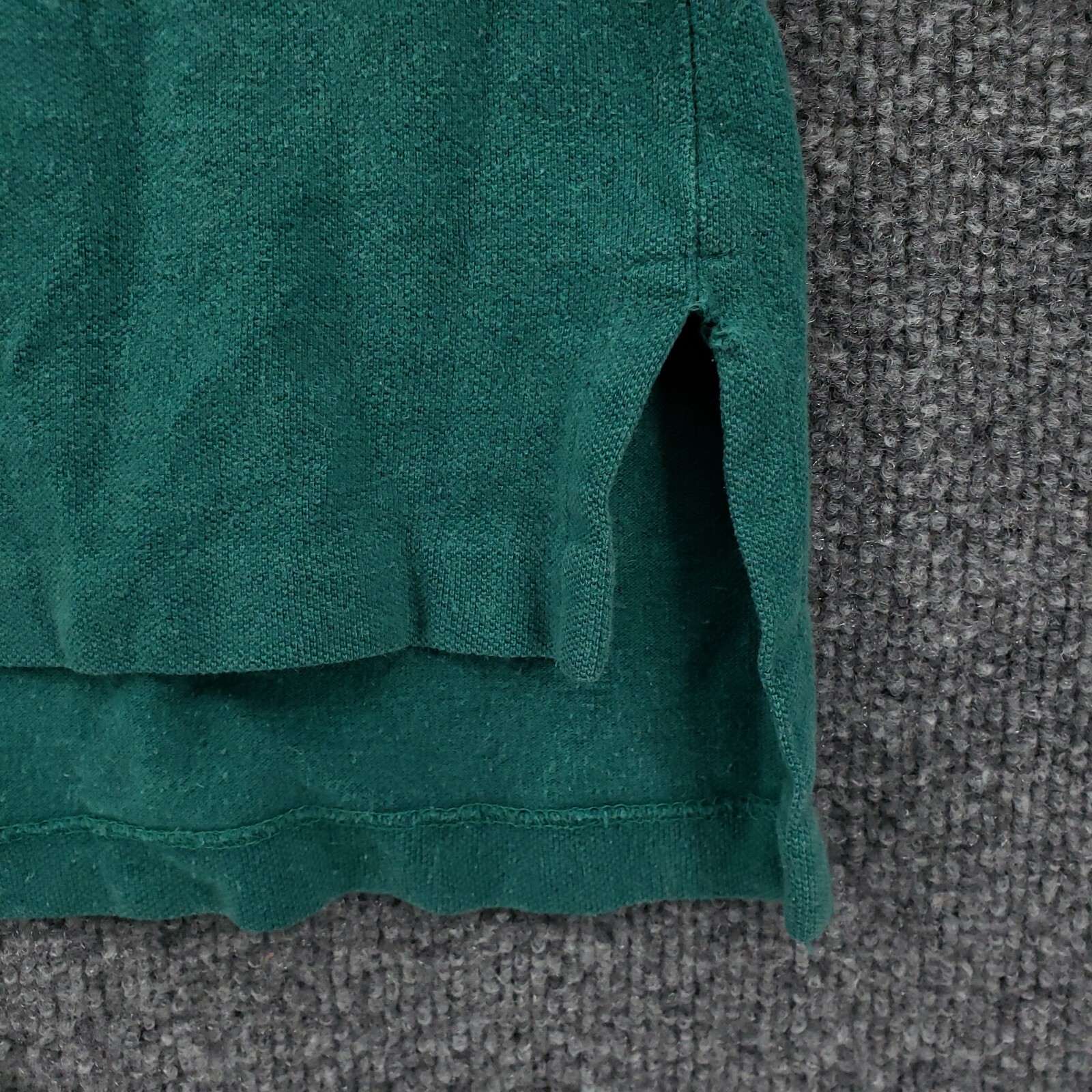 Polo Ralph Lauren camicia uomo L grande verde vestibilità classica manica corta colletto pony