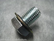M12x1.5 Single Oversize Oil Drain Plug & Washer - Made in USA - Ships Fast!