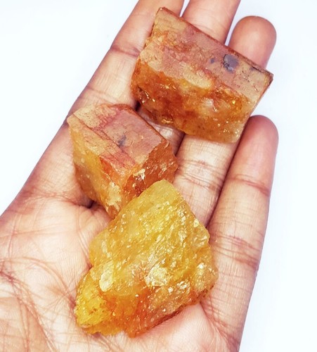 Loose Gemstone Natural Yellow Beryl Heliodor Uncut Rough 263.72 Ct Brazilian Gem - Picture 6 of 6